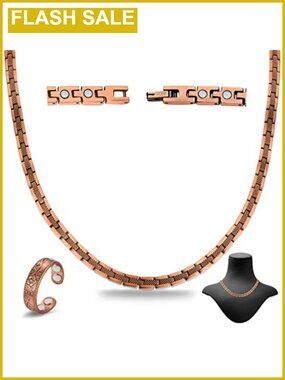 Copper Magnetic Necklace Strong Magnets Pure Copper